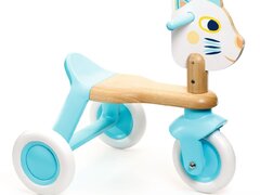 Tricicleta lemn fara pedale Djeco